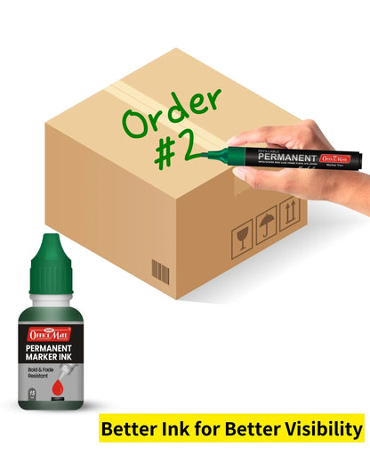 Permanent Marker Refill Ink - 15ml, Quick-Drying, Vibrant Colors