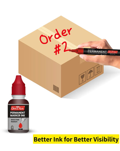 Permanent Markers (10 pcs), Versatile Use, Quick-Drying, Multi-Surface Markers