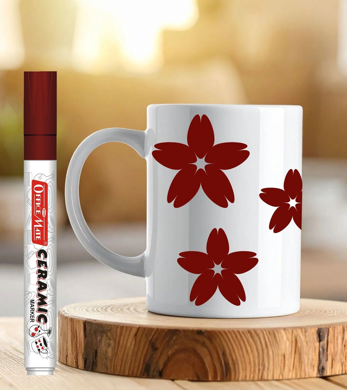 Ceramic Marker (10pcs) – Ideal for Ceramic Art, Smudge proof Ink