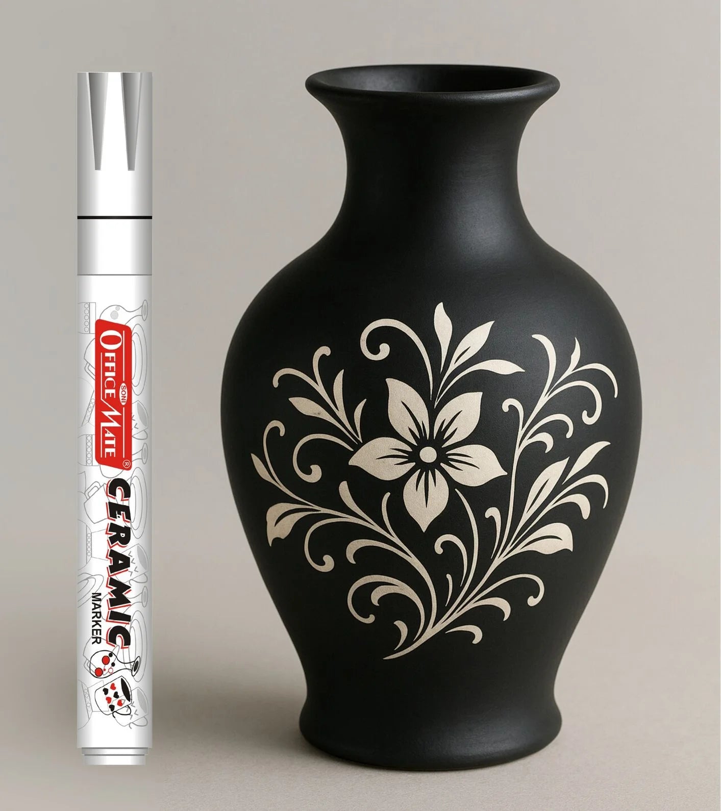 Ceramic Marker (10pcs) – Ideal for Ceramic Art, Smudge proof Ink