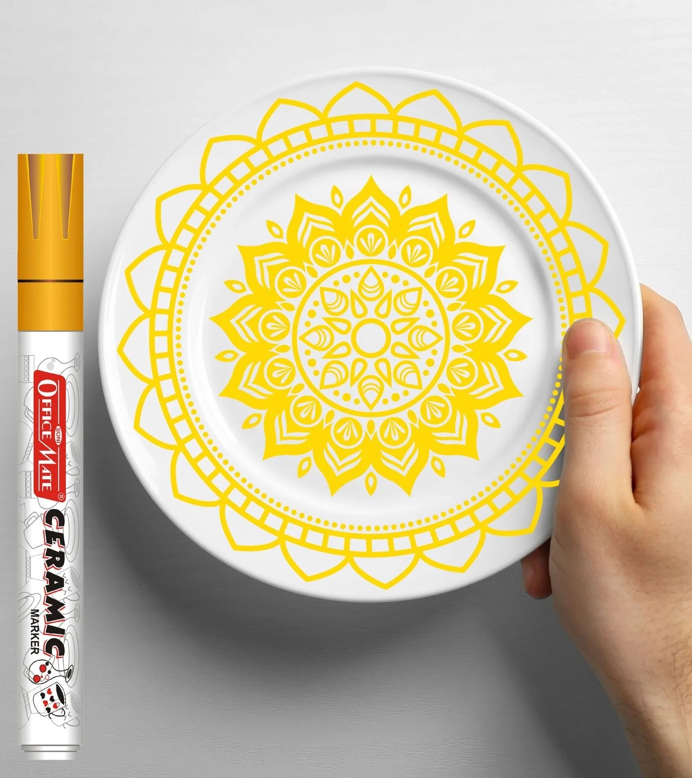 Ceramic Marker (10pcs) – Ideal for Ceramic Art, Smudge proof Ink