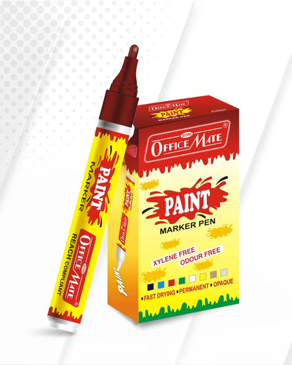 Paint Marker Regular Colors (10pcs) - Vibrant Colours, Non-Toxic, Multi surface usage