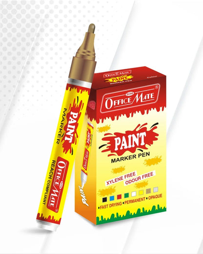Paint Marker Regular Colors (10pcs) - Vibrant Colours, Non-Toxic, Multi surface usage