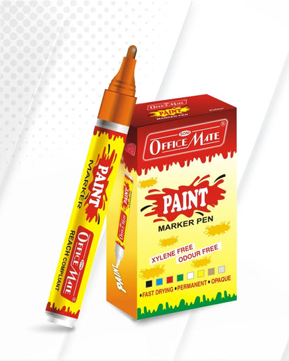 Paint Marker Regular Colors (10pcs) - Vibrant Colours, Non-Toxic, Multi surface usage