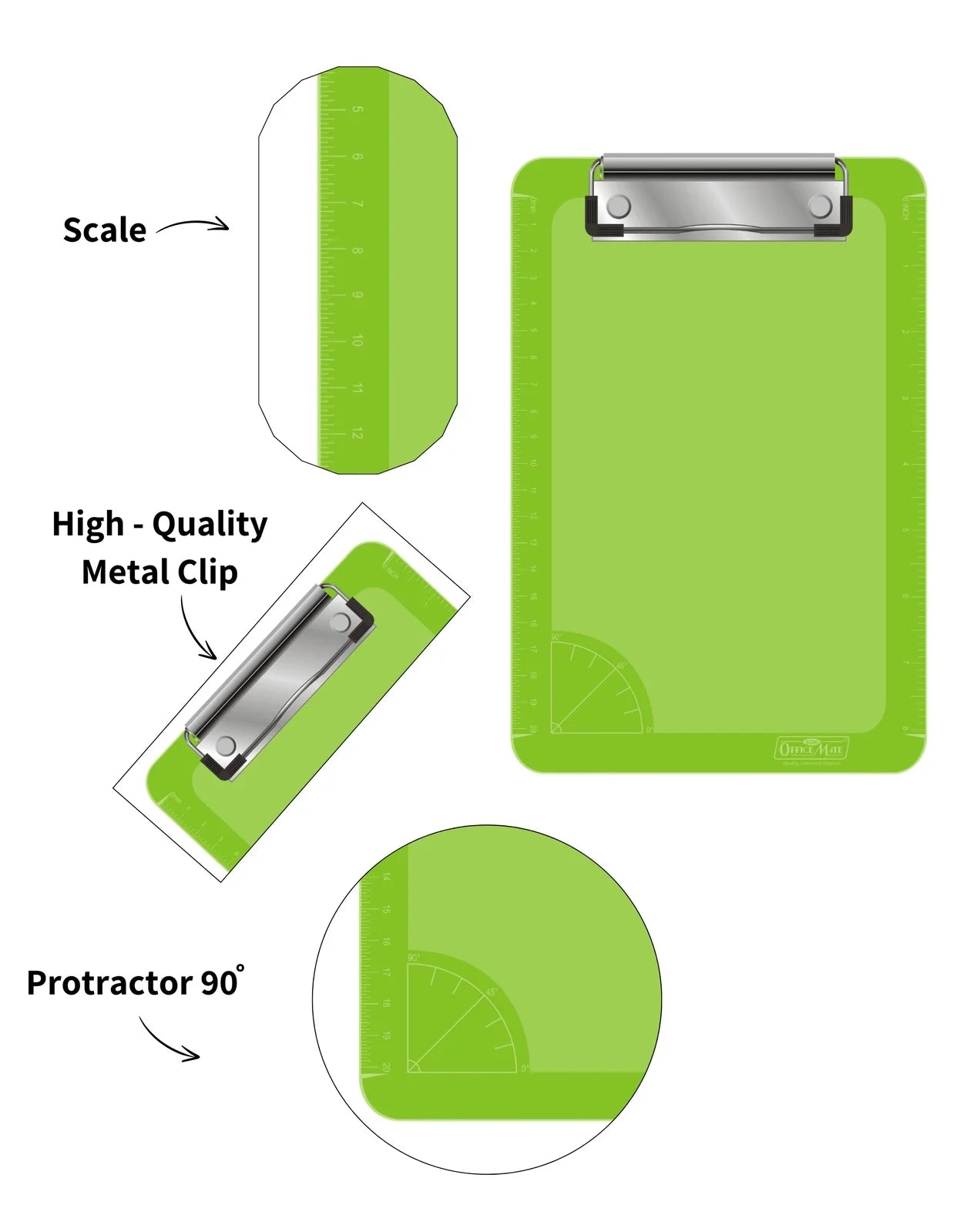 Small Exam Board (1pcs), Ideal for school, office