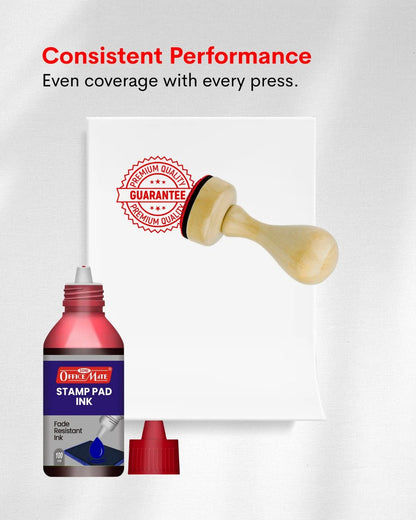 Stamp Pad Refill Ink – 100 ml, Long-Lasting Impressions, Quick-Drying Ink for Any Project