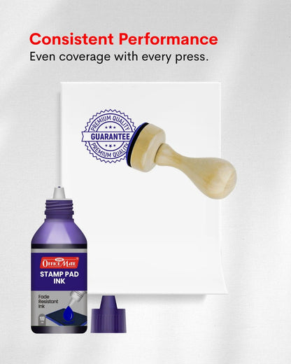 Stamp Pad Refill Ink – 100 ml, Long-Lasting Impressions, Quick-Drying Ink for Any Project