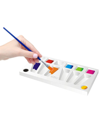 Color Mixing Palette (1pcs) Eco-Friendly, Variety of Wells, Easy to Clean