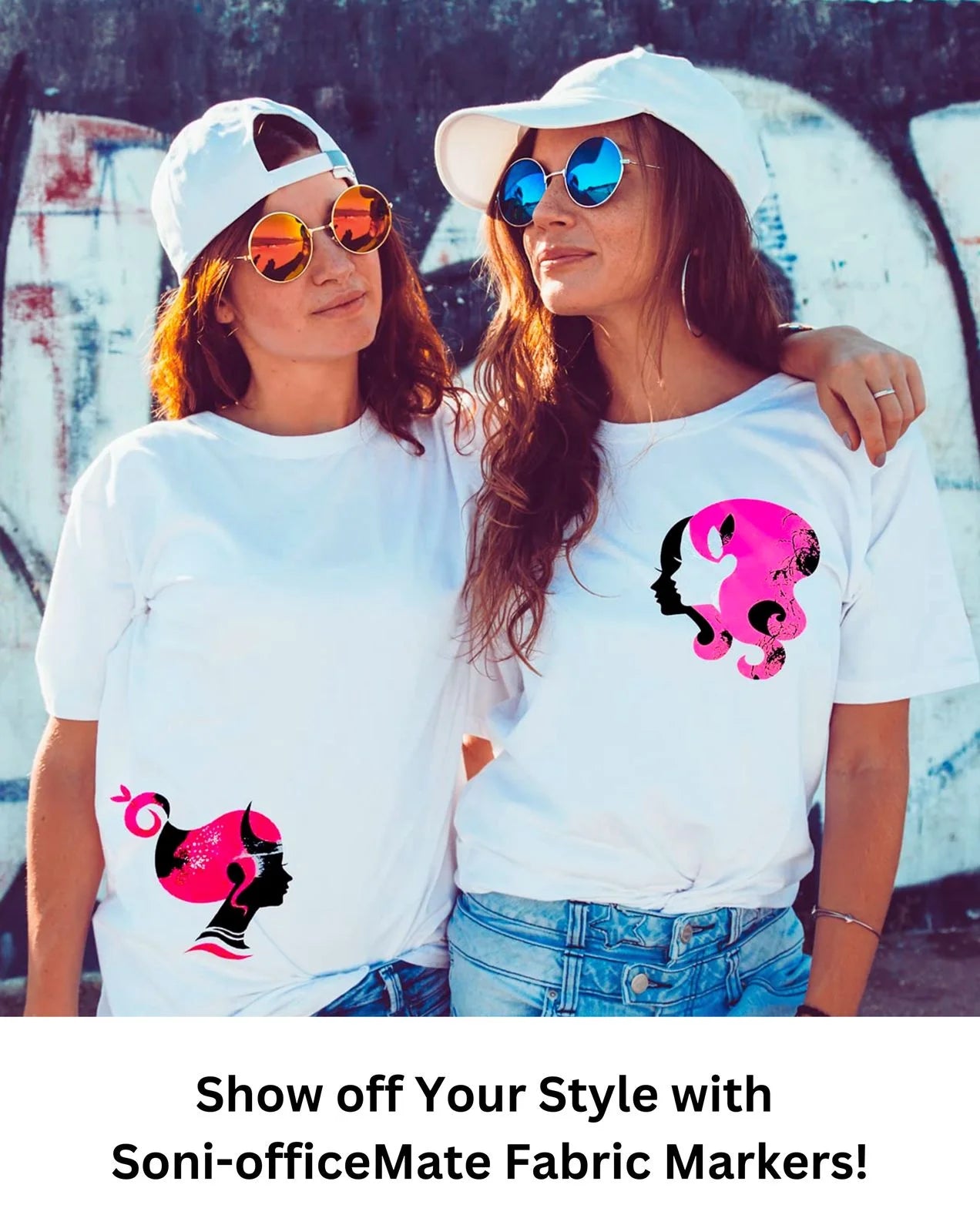 Fabric Markers – DIY Marker, Wash Resistant, Vivid Colours, Works on all Fabric Surfaces