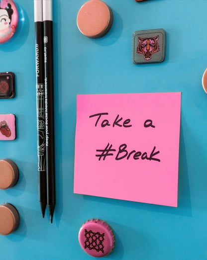 Fluorescent Sticky Note Pads – 100 Sheets (76 x 76), Effective Note-Taking & Organizing