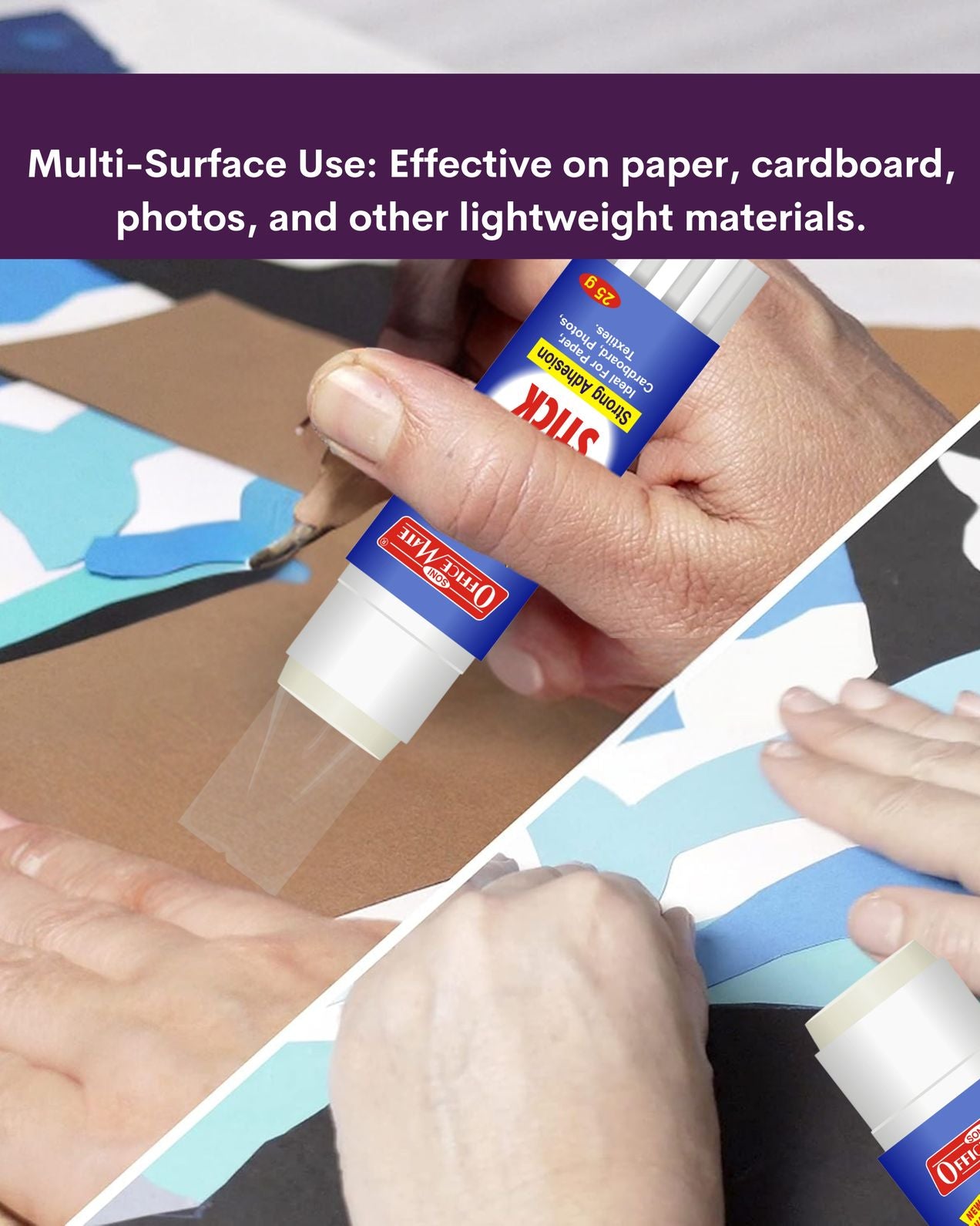 Glue Stick - 25gm, Superior Adhesion, Quick-Drying for School, Office, Crafts, and Home Projects
