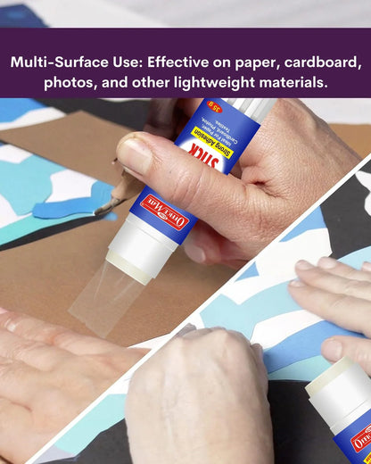 Glue Stick - 35gm, Superior Adhesion, Quick-Drying for School, Office, Crafts, and Home Projects