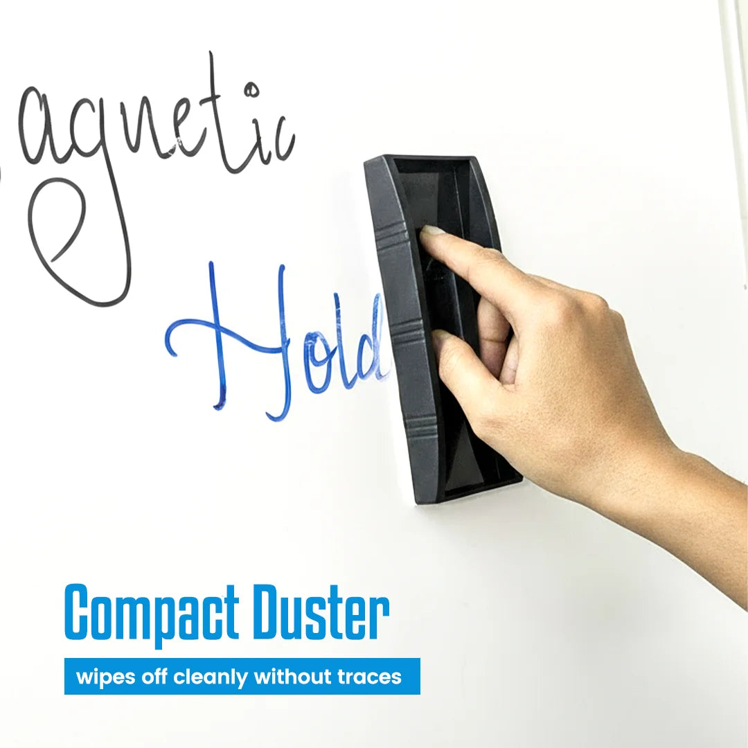 Magnetic Holder with Duster and Markers,  Ultimate Convenience, Multipurpose