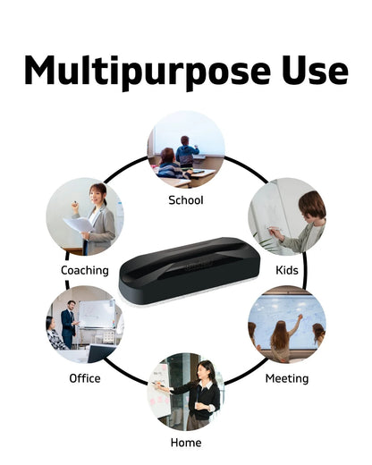 Whiteboard Duster with Single Marker, Ultimate Convenience, Multipurpose