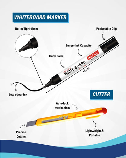 Personal Office Kit, All-in-One Essentials for Office, School & Home