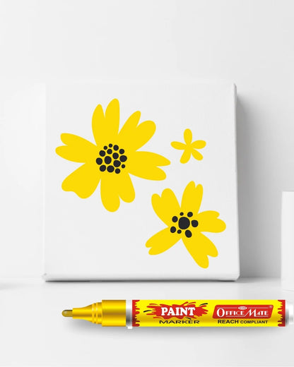 Paint Marker Regular Colors (10pcs) - Vibrant Colours, Non-Toxic, Multi surface usage