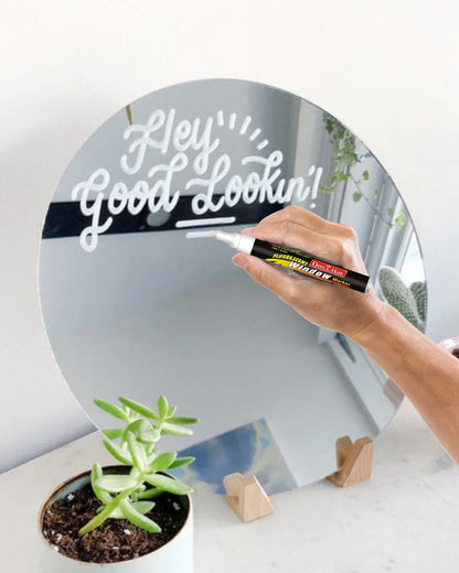 Fluorescent Window Markers / Chalk Markers (10 Pcs) Bright, Bold, Easy Erase