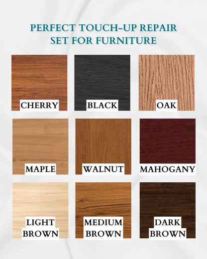 Furniture Markers (5pcs) – Precision Touch-Ups, Rich Wood Tone Colours