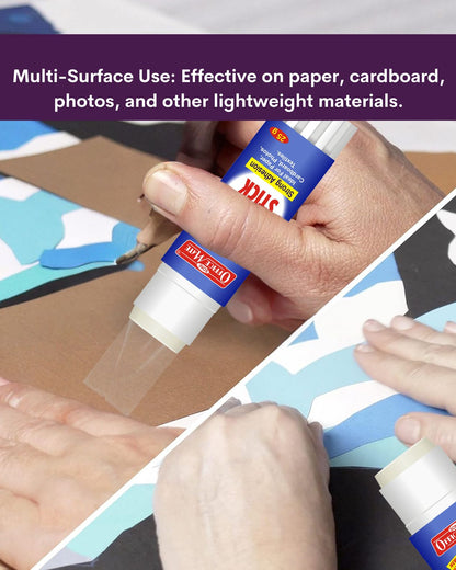 Glue Stick - 25gm, Superior Adhesion, Quick-Drying for School, Office, Crafts, and Home Projects
