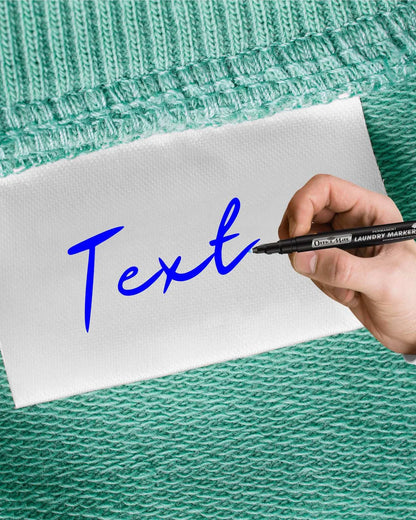 Fine Tip Laundry Markers (10pcs) – Permanent Ink, Non-Toxic, Fade-Resistant