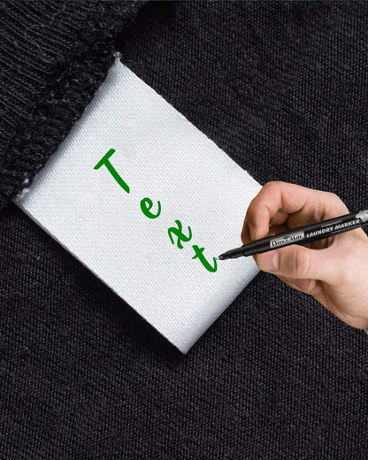 Fine Tip Laundry Markers (10pcs) – Permanent Ink, Non-Toxic, Fade-Resistant