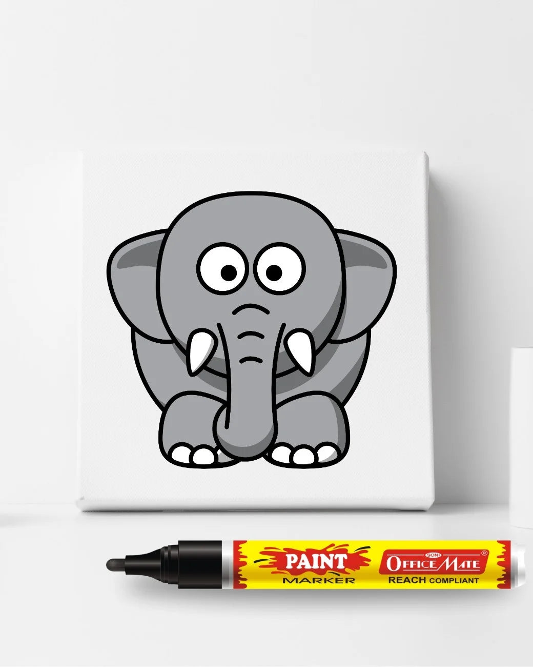 Paint Marker Regular Colors (10pcs) - Vibrant Colours, Non-Toxic, Multi surface usage