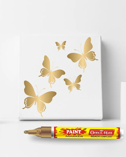 Paint Marker Regular Colors (10pcs) - Vibrant Colours, Non-Toxic, Multi surface usage