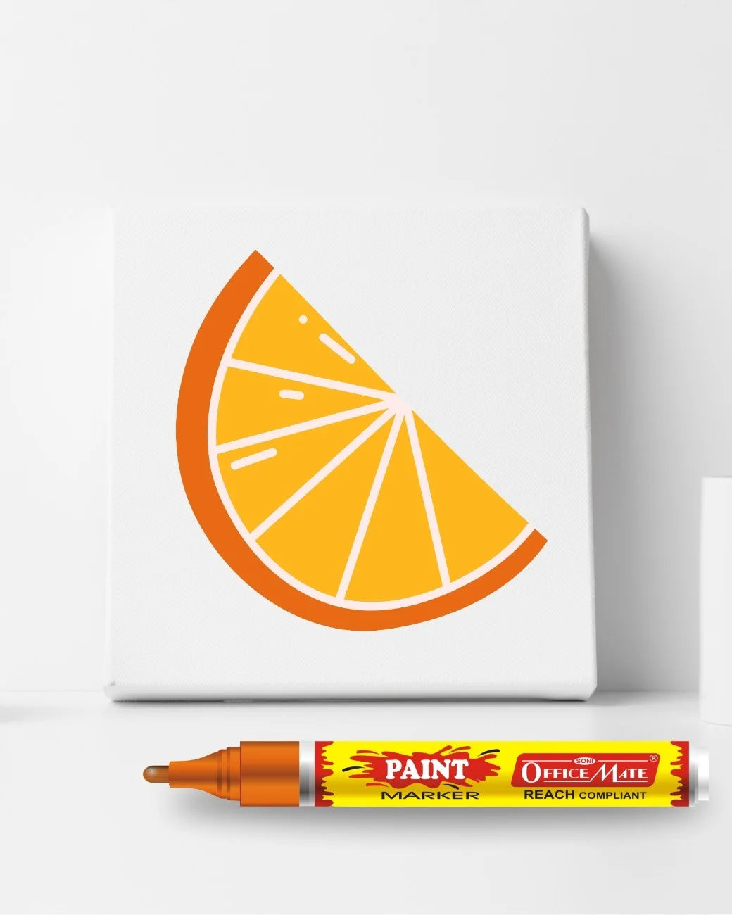 Paint Marker Regular Colors (10pcs) - Vibrant Colours, Non-Toxic, Multi surface usage