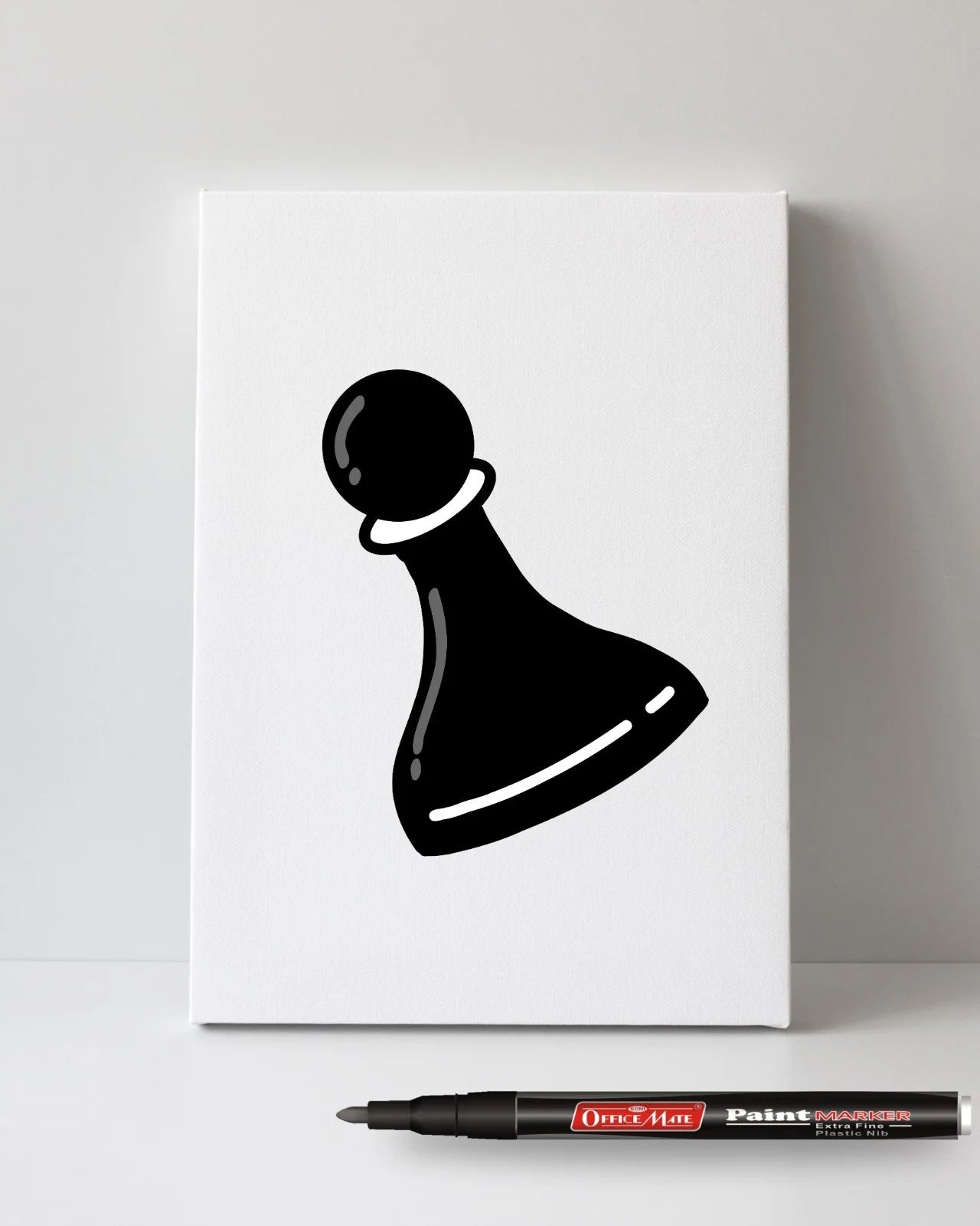 Fine Tip Paint Markers (10pcs), Vibrant Colours, Non-Toxic, Multi Surface Usage