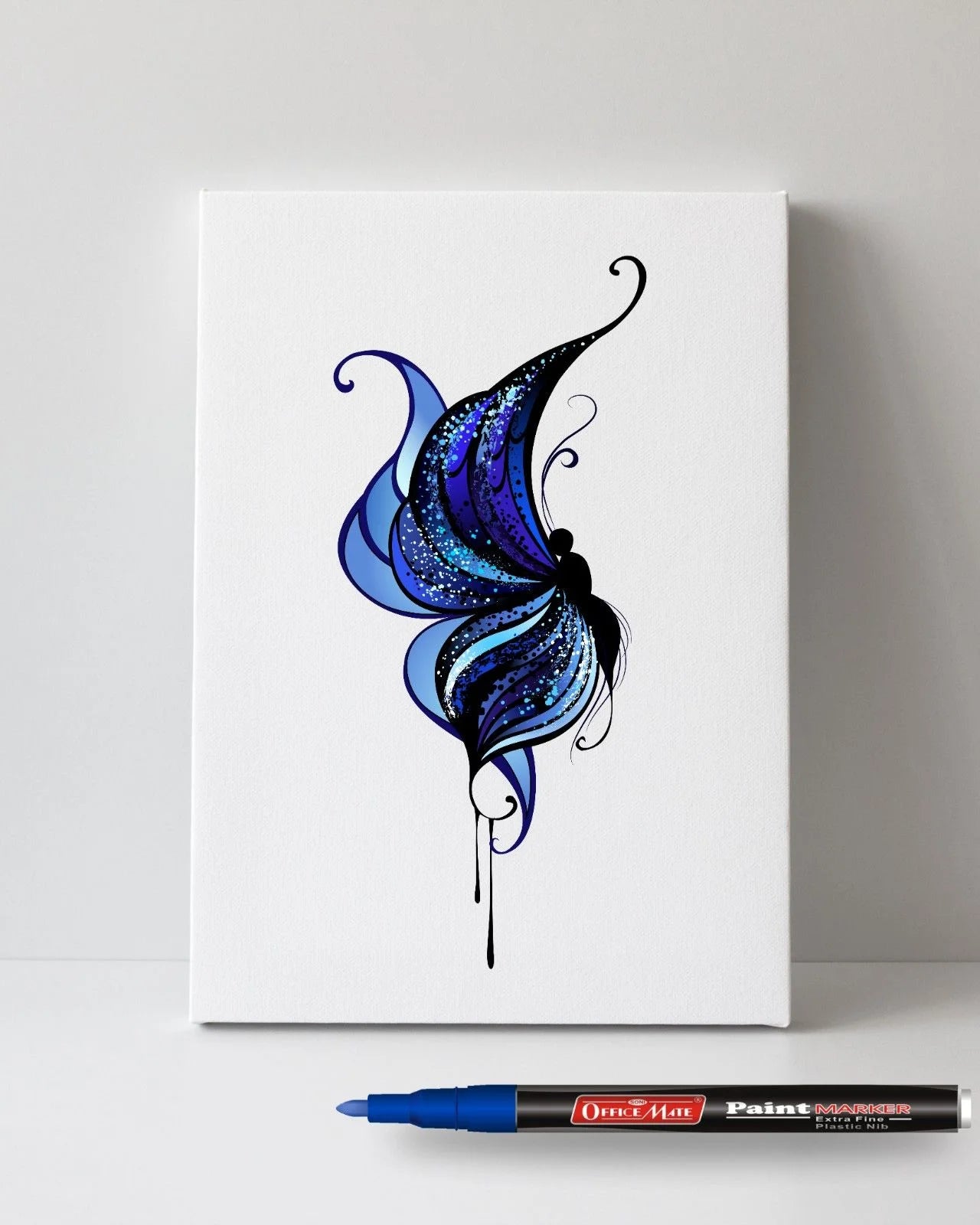 Fine Tip Paint Markers (10pcs), Vibrant Colours, Non-Toxic, Multi Surface Usage