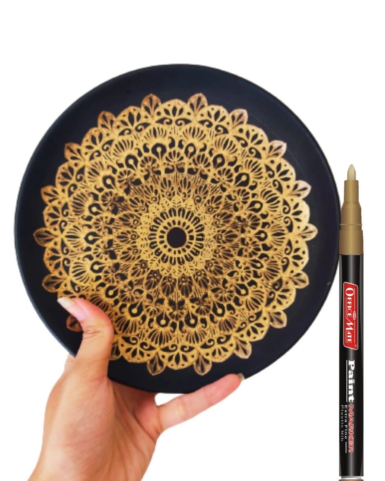 Fine Tip Paint Markers (10pcs), Vibrant Colours, Non-Toxic, Multi Surface Usage