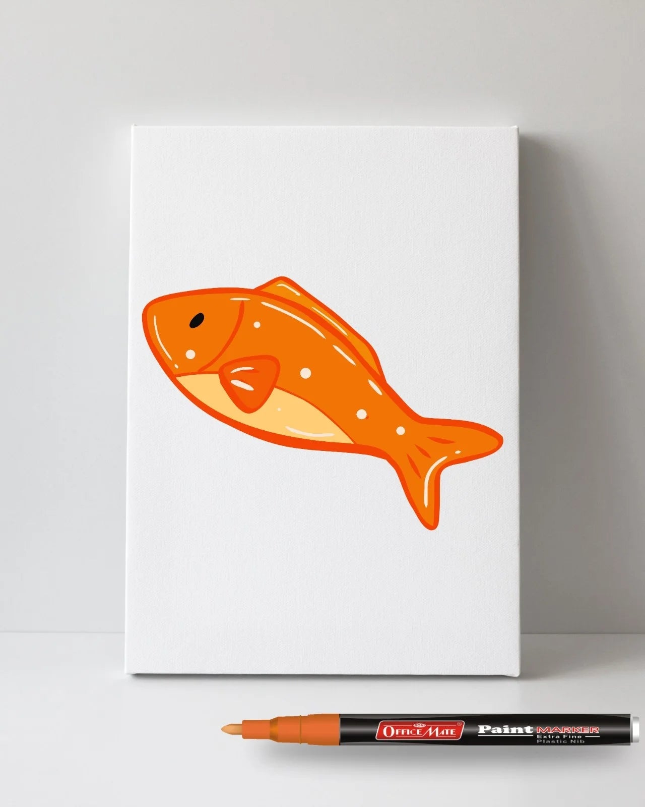 Fine Tip Paint Markers (10pcs), Vibrant Colours, Non-Toxic, Multi Surface Usage