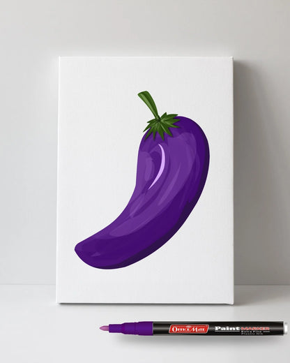 Fine Tip Paint Markers (10pcs), Vibrant Colours, Non-Toxic, Multi Surface Usage