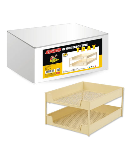Two Compartment Office Tray – Compact Design, Lightweight, Versatile Use