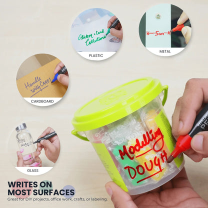 6. Permanent Marker – 10 pcs &#8211; Mix