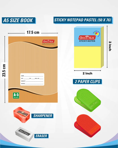 Executive Kit, Assorted 14 Stationery Items, Perfect for Home, School, and Office