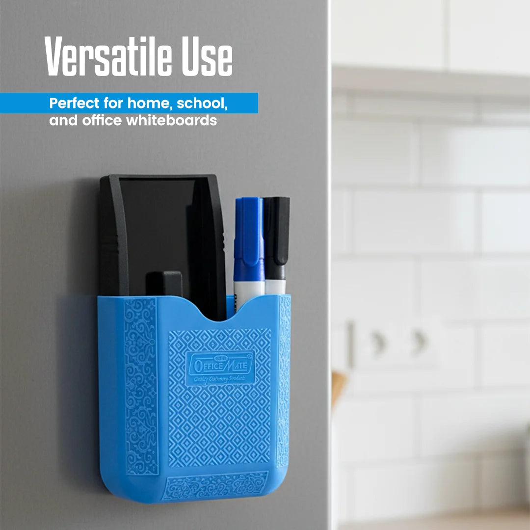 Magnetic Holder with Duster and Markers,  Ultimate Convenience, Multipurpose