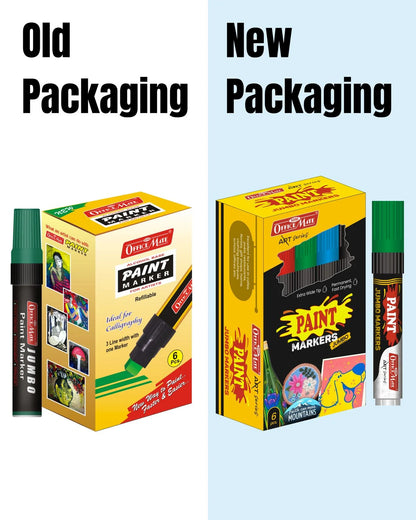 Jumbo Paint Marker (1pcs) – Wide Tip, Non-Toxic, Multi Surface Usage