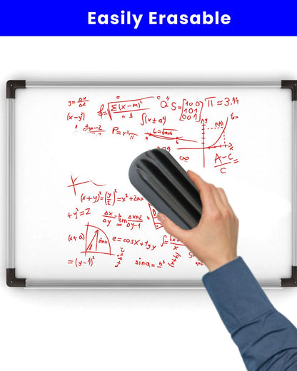 Regular Whiteboard Marker (Cap with a Clip), Assorted Colour (4 pcs), Vibrant Colour, Eco-Friendly, Easy to Wipe