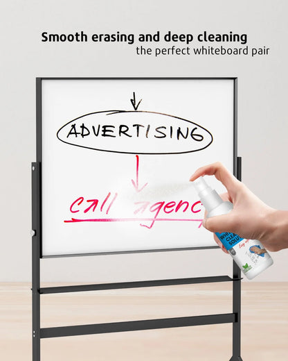 Whiteboard Cleaning Solution (100ml) (1pcs), Spotless Wipes, Eco-Friendly