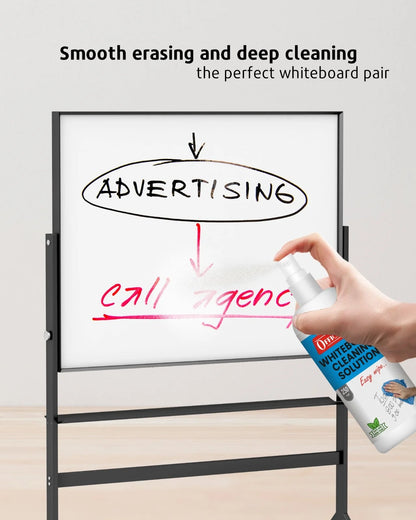 Whiteboard Cleaning Solution (250ml) (6pcs), Spotless Wipes, Eco-Friendly