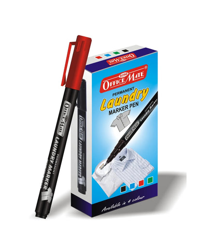 Fine Tip Laundry Markers (10pcs) – Permanent Ink, Non-Toxic, Fade-Resistant