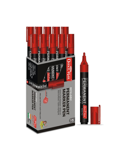 Permanent Markers (10 pcs), Versatile Use, Quick-Drying, Multi-Surface Markers