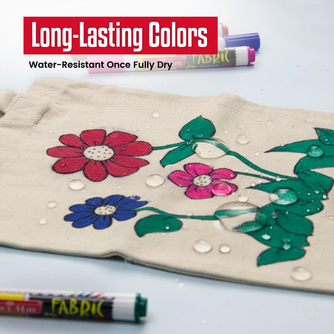 DIY Tote Bag Kit, DIY Art & Craft Kit for Kids, Students & Adults, Safe, Washable & Fun for Home, School, or Gifting