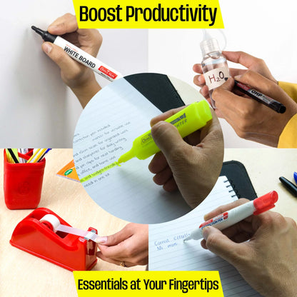 Ultimate Office Kit, Complete Desk Stationery Set for Office & Home, Smarter, More Organized Workspace