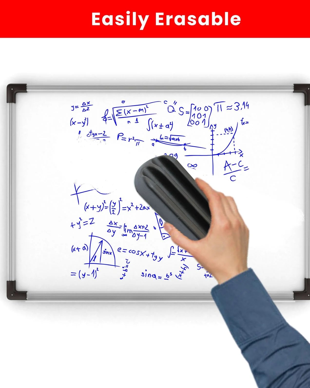 Regular Whiteboard Marker (Anti-Roll Cap) (10 pcs), Vibrant Colour, Eco-Friendly, Easy to Wipe