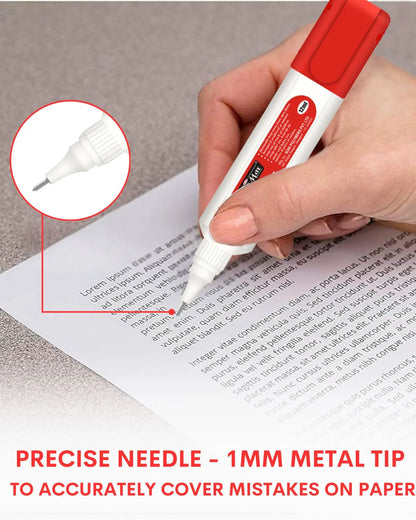 Correction Pen (12ml) – Pack of 12, Instant Drying, Precise Application