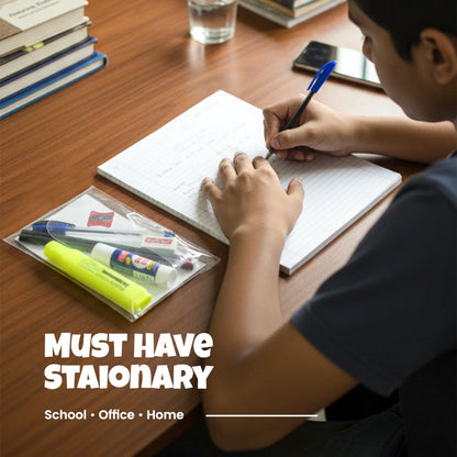 Stationery Kit @99, All-in-One Writing Kit, Ideal Gift for Kids, Students & Office Use