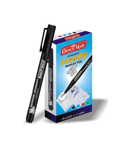 Fine Tip Laundry Markers (10pcs) – Permanent Ink, Non-Toxic, Fade-Resistant