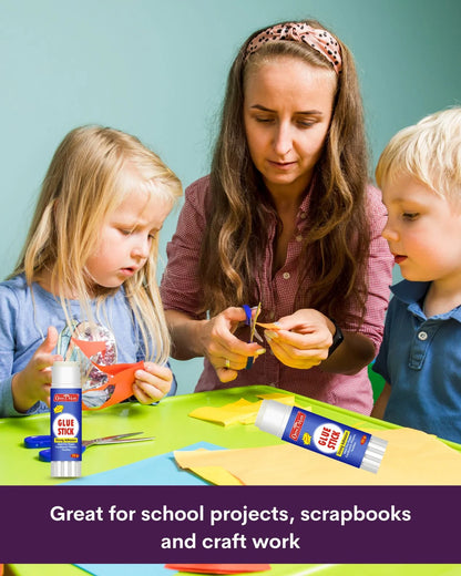 Glue Stick - 35gm, Superior Adhesion, Quick-Drying for School, Office, Crafts, and Home Projects